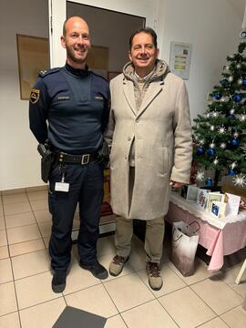 Silvestrski obisk; Vir: Arhiv Občine Sežana